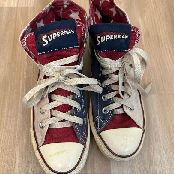 Converse DC Comics Superman Hightop Sneakers - Picture 6 of 9